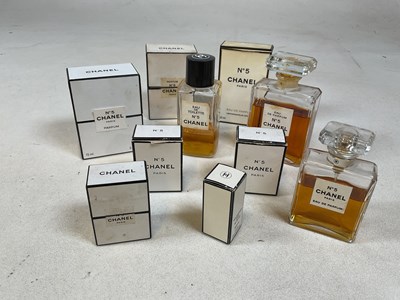 Lot 17 - Vintage Chanel No5 perfume and boxes also with...