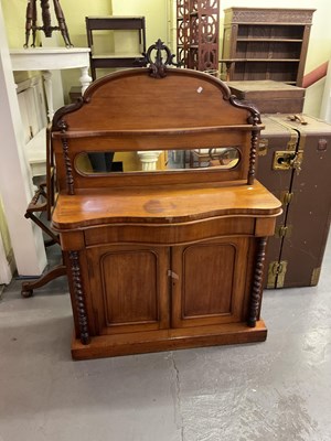 Lot 74 - A 19th century mahogany chiffonier with...