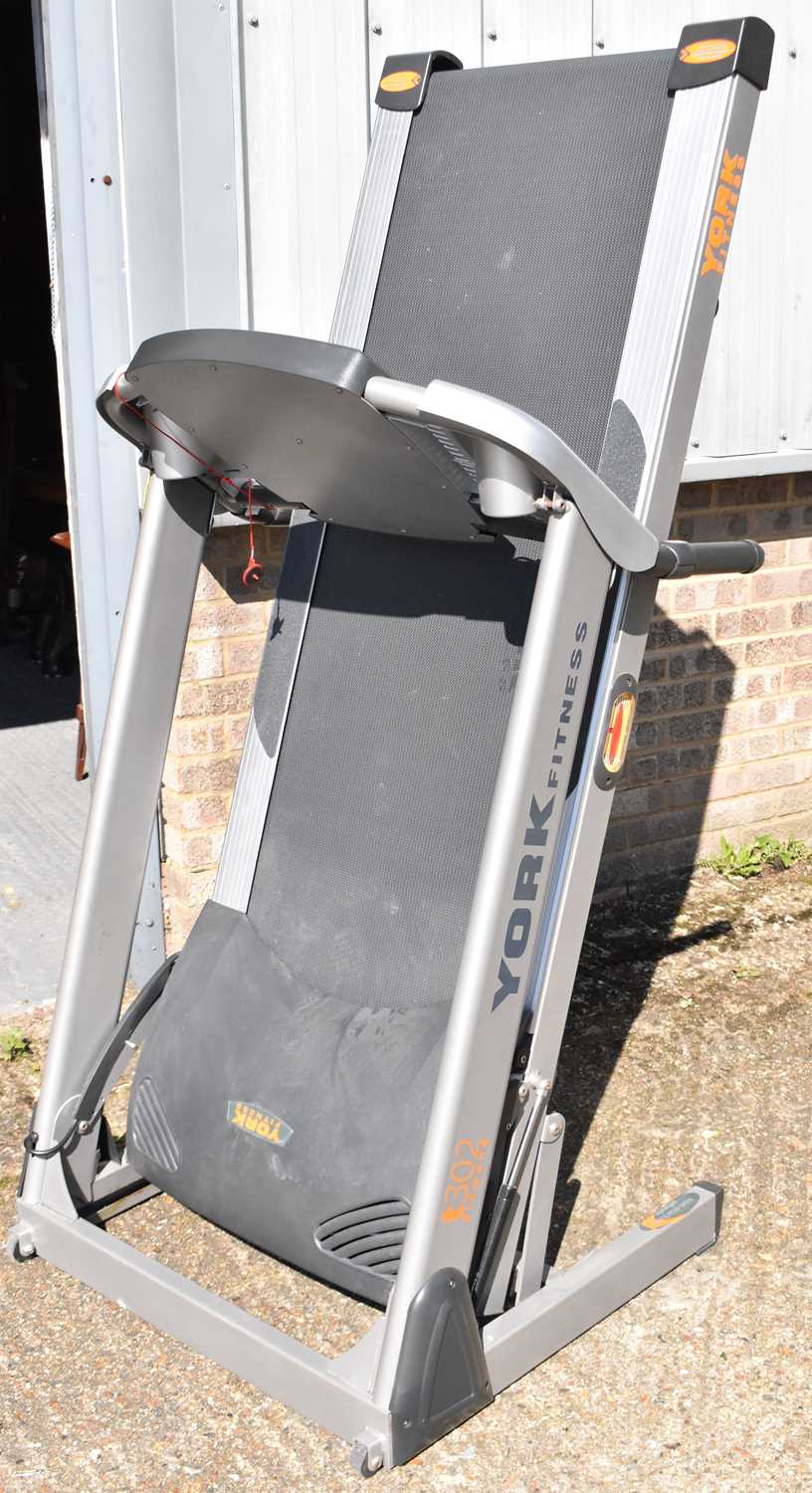 Lot 424 - A York Fitness T302 Diamond running machine.