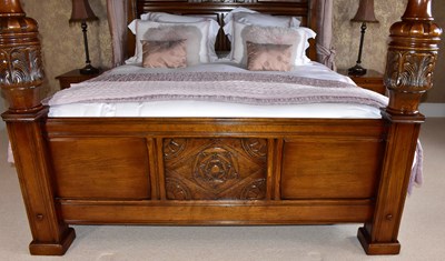 Lot 2951 - ROYAL OAK FURNITURE COMPANY; a 'Jacobean' four...