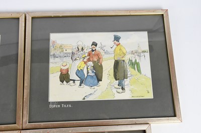 Lot 1602 - EDMUND G FULLER; a group of four watercolours,...