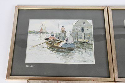 Lot 1602 - EDMUND G FULLER; a group of four watercolours,...