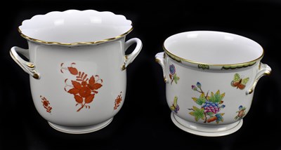 Lot 509 - HEREND; a twin handled ice pail