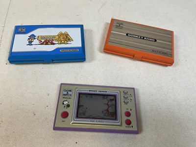 Lot 133 - Three Nintendo games, Game and Watch including...