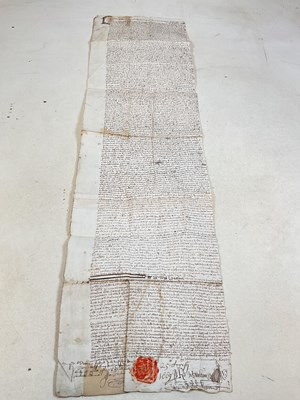 Lot 321 - A marriage indenture relating to an Edinburgh...