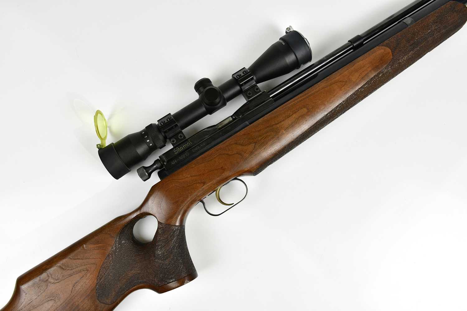 Lot 520 - AIR-ARMS; a .22 Shamal PCP air rifle, the 22"...