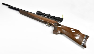 Lot 520 - AIR-ARMS; a .22 Shamal PCP air rifle, the 22"...