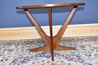 Lot 557 - GEORG JENSEN FOR KUBUS; a Danish teak coffee...