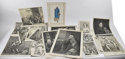 Lot 641 - Approx forty 18th/19th century black and white...