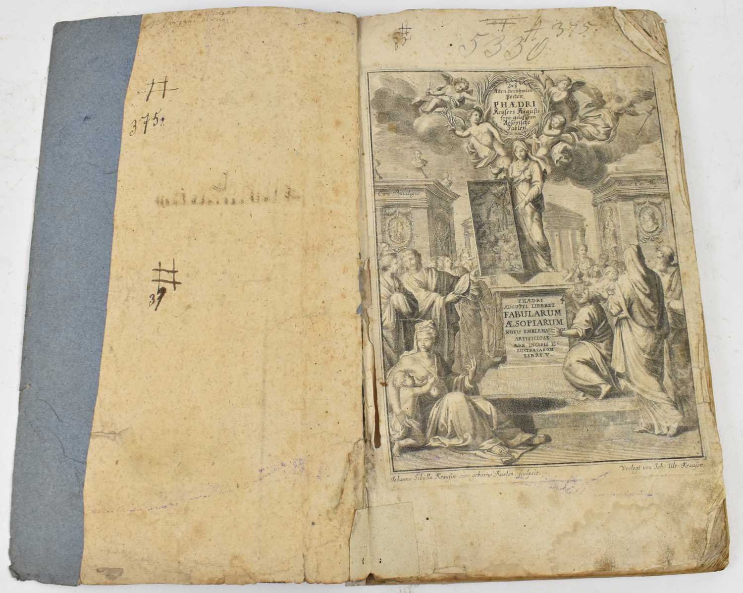 Lot 670 - PHAEDRUS-FABULARUM AESOPIARUM, LIBRI V; a