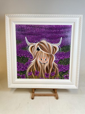 Lot 384 - JENNIFER HOGWOOD; oil on canvas, 'Pretty...