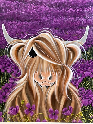 Lot 384 - JENNIFER HOGWOOD; oil on canvas, 'Pretty...