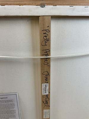 Lot 384 - JENNIFER HOGWOOD; oil on canvas, 'Pretty...