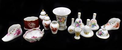 Lot 560 - HEREND; a collection of porcelain