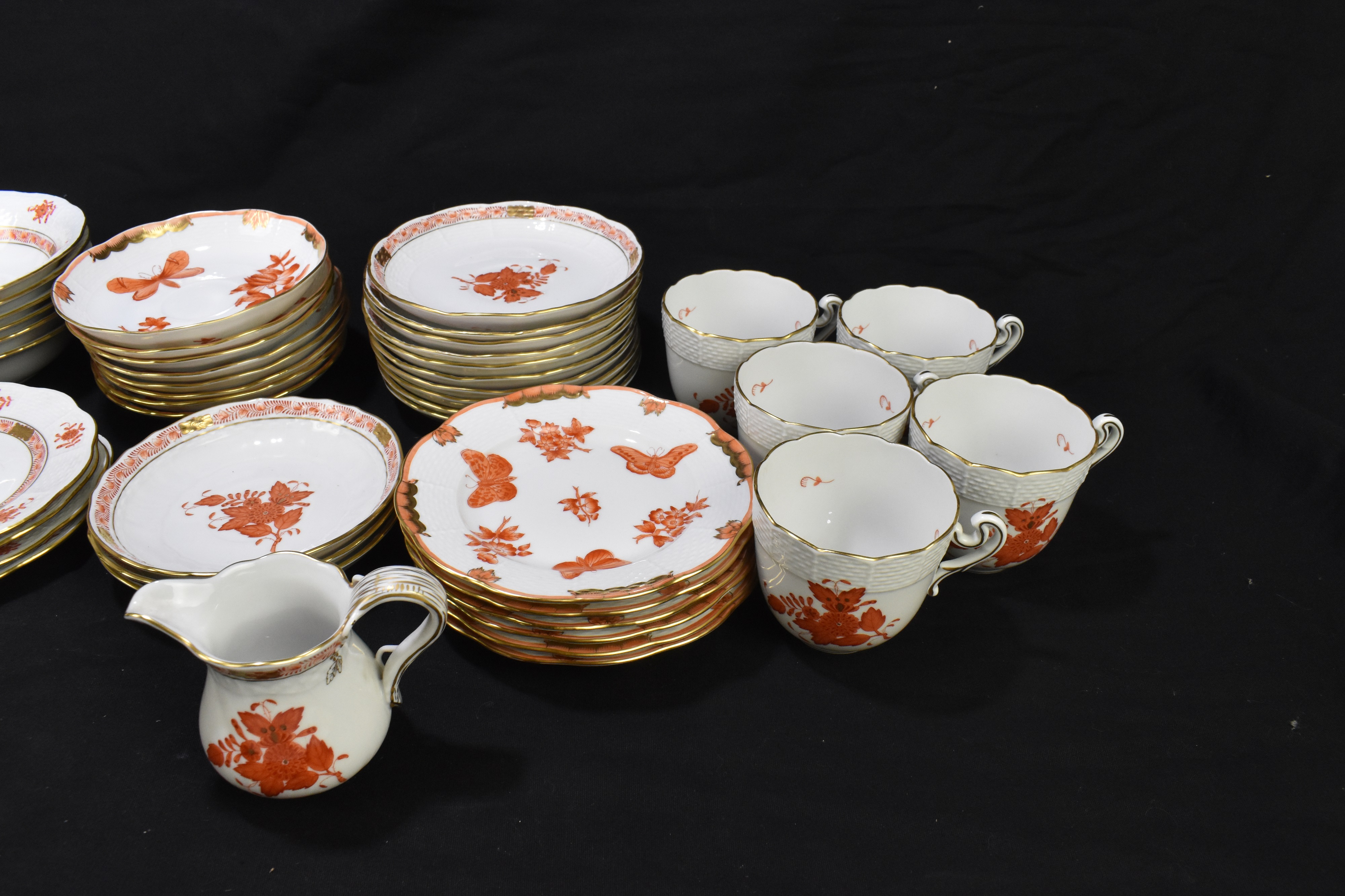 Lot 442 - HEREND; a collection of hand painted
