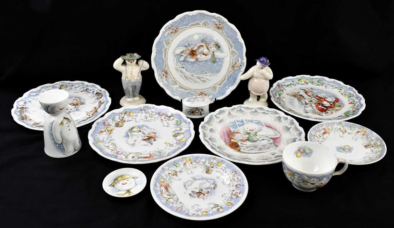 Lot 597 - ROYAL DOULTON; a group of The Snowman gift...