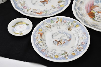 Lot 597 - ROYAL DOULTON; a group of The Snowman gift...