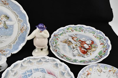 Lot 597 - ROYAL DOULTON; a group of The Snowman gift...