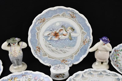 Lot 597 - ROYAL DOULTON; a group of The Snowman gift...