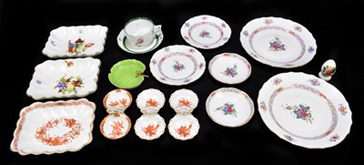 Lot 488 - HEREND; a collection of assorted porcelain