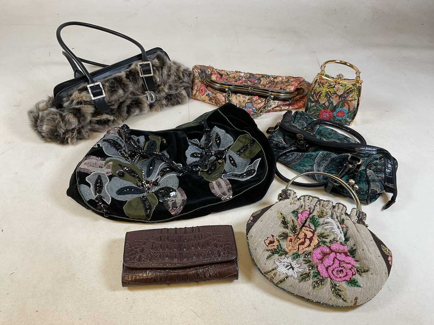 Lot 182 - Lady's handbags including Butler and Wilson...