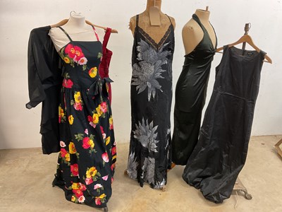 Lot 192 - Evening dresses including vintage dresses by...