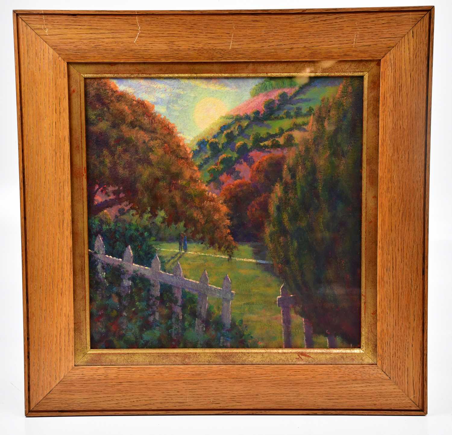 Lot 232 - TONY PEART (born 1961); acrylic, 'Parkland -...