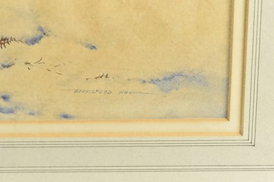 Lot 1359 - BERRISFORD HILL (born 1930); watercolour, pheasant in landscape