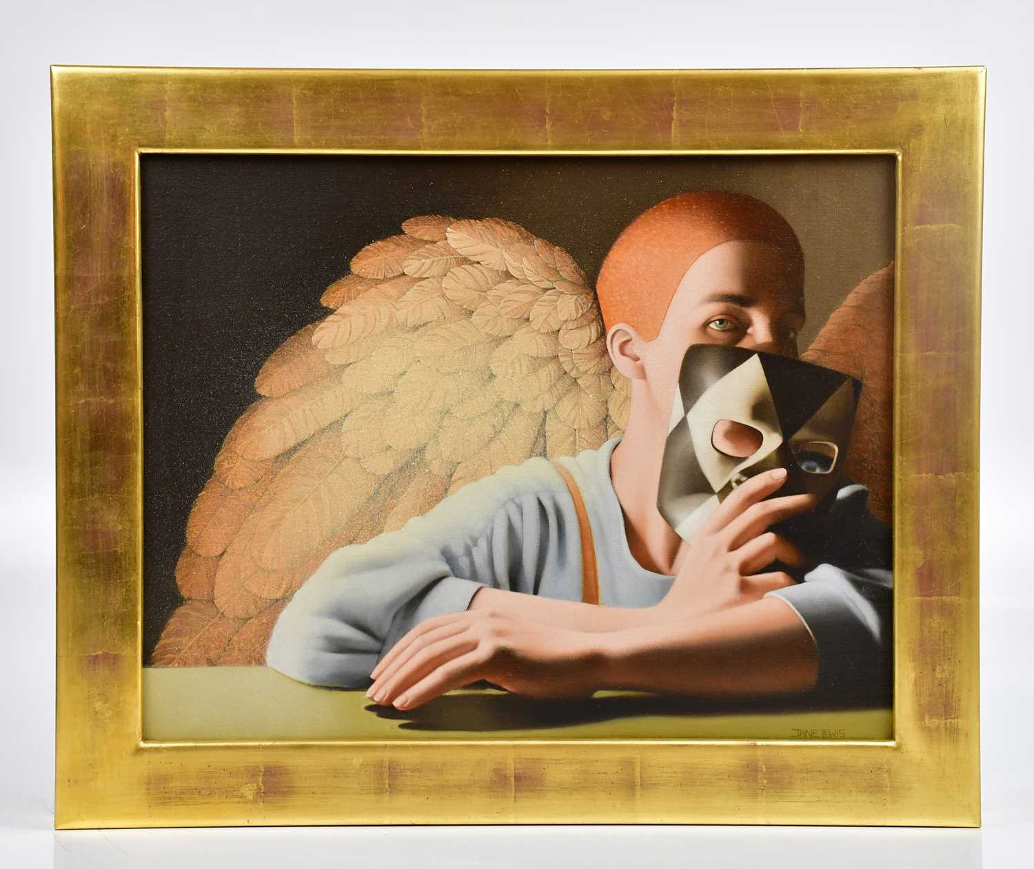 Lot 244 - JANE LEWIS; oil on canvas, mounted on panel,...