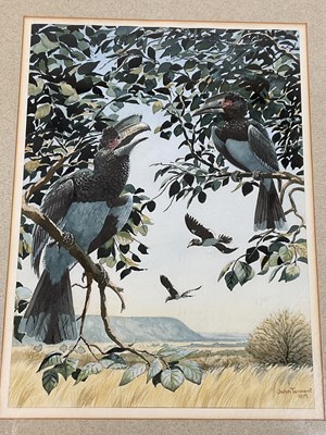 Lot 361 - JOHN TENNANT; watercolour, 'Trumpeter...