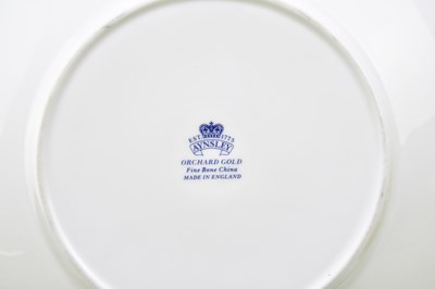 Lot 1660 - A tea service decorated in the 'Orchid Gold'...