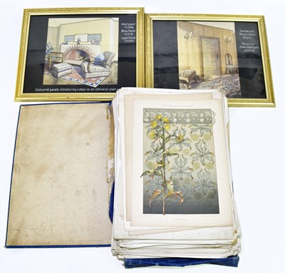 Lot 1486 - SANDERSON; two watercolours advertising...