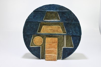 Lot 330 - SUE LOWE FOR TROIKA POTTERY; a large wheel...