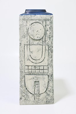 Lot 331 - SUE LOWE FOR TROIKA POTTERY; a large column...