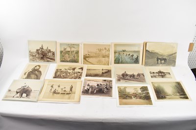 Lot 656 - A group of fifteen photographs of Oriental...