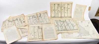Lot 599 - A quantity of 19th century and later road maps.
