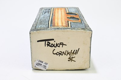 Lot 368 - SIMONE KILBURN FOR TROIKA POTTERY; a brick...