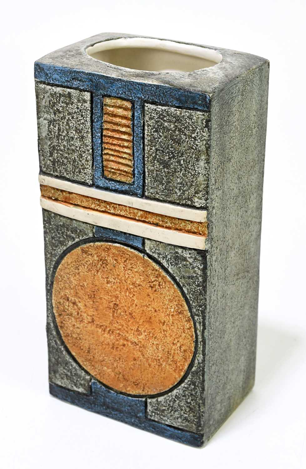 Lot 345 - ALISON BRIGDEN FOR TROIKA POTTERY; a brick...