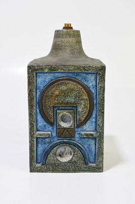 Lot 336 - LOUISE JINKS FOR TROIKA POTTERY; a rectangle...