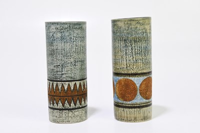 Lot 355 - MARILYN PASCOE FOR TROIKA POTTERY; a small...