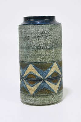 Lot 391 - SIMONE KILBURN FOR TROIKA POTTERY; a cylinder...