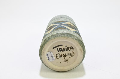 Lot 391 - SIMONE KILBURN FOR TROIKA POTTERY; a cylinder...