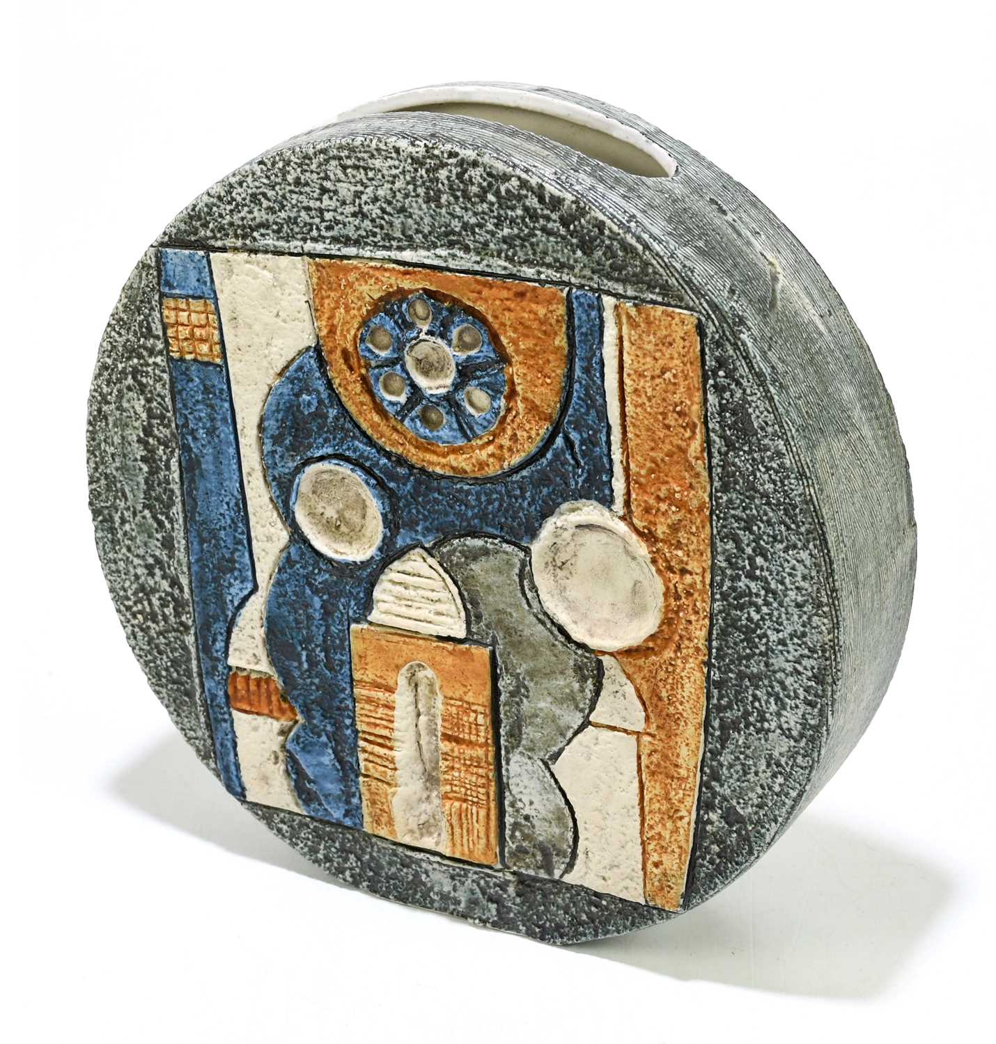 Lot 359 - ALISON BRIGDEN FOR TROIKA POTTERY; a large...