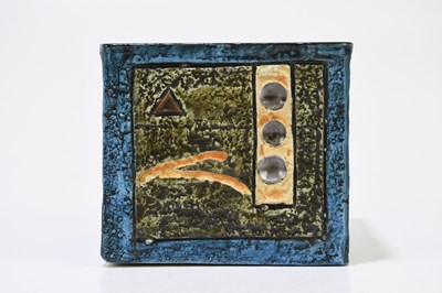 Lot 389 - JANE FITZGERALD FOR TROIKA POTTERY; a cube...