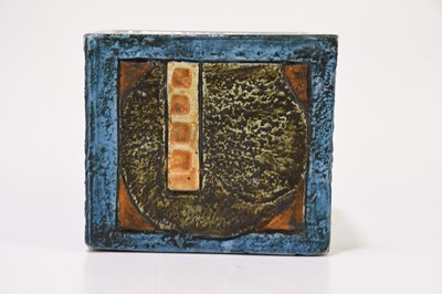Lot 389 - JANE FITZGERALD FOR TROIKA POTTERY; a cube...