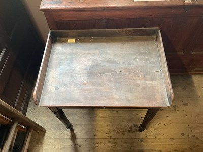 Lot 13 - A 19th century mahogany writing table with...