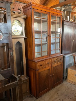 Lot 62 - A 19th century mahogany sideboard with...