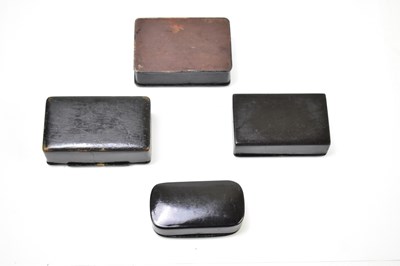 Lot 12 - Four 19th century snuff boxes