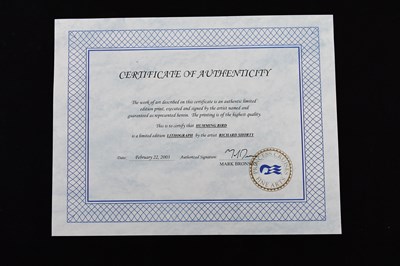 Lot 1783 - BRANKO PARADIS; a signed limited edition print,...
