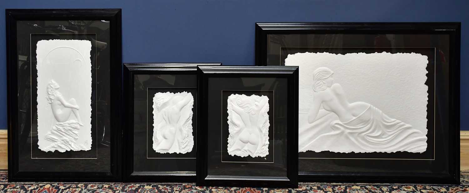 Lot 1757 ROBERTA PECK; a group of four nudes, hand